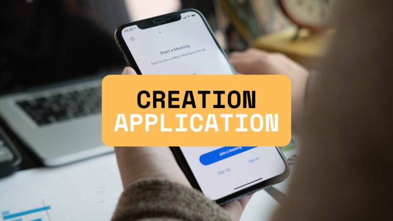 Creation application